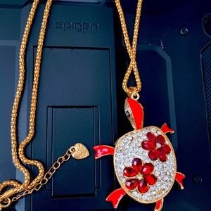 Betsy Johnson Turtle Necklace